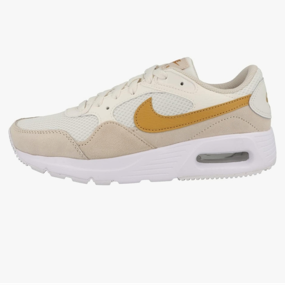 Women's Nike Air Max in Phantom Gold/Suede Sandrift - size 9